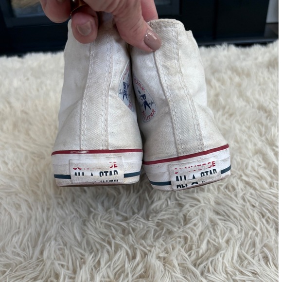 Converse Chuck Taylor‎ All Star High Top Sneakers White Canvas Classic Women 8 - Picture 5 of 9